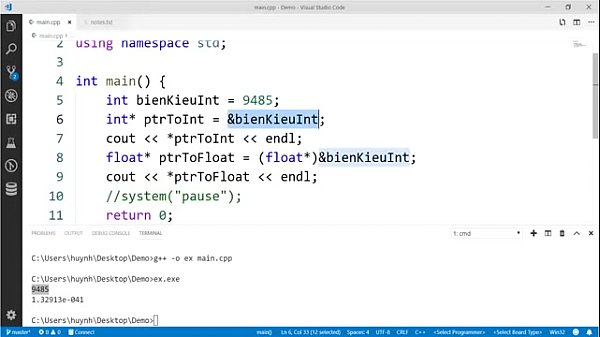 Pointers and memory part 1