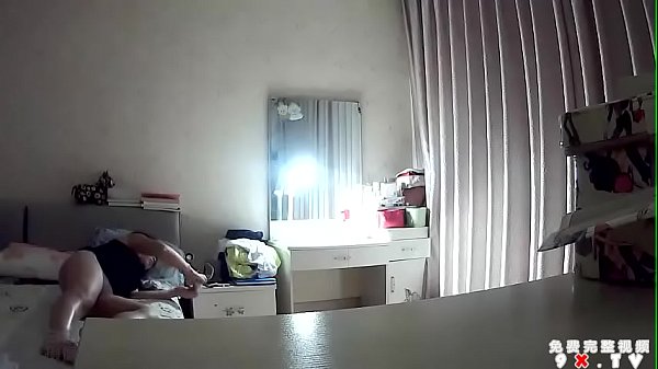My wife who looks very naughty was secretly filmed by the surveillance camera. She needs to change into sexy clothes and take a selfie before getting fucked.