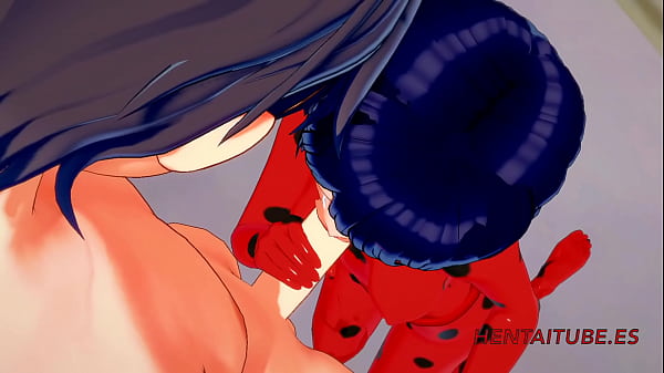 Miraculus Ladybug Hentai 3D - Ladybug handjob and blowjob with cum in her mouth