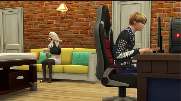 madrasta oferece ao filho uma massagem erótica para que ele não sofra tanto com a separação da namorada - Mãe e filho