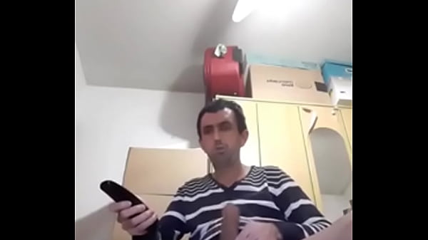 Changing clothes showing his 25 cm Big Cock Standing up and gushing milk Huge cock in black and red white underwear