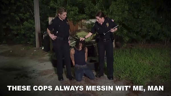 BLACK PATROL - Curvy MILF Police Women Take Advantage Of Black Criminal