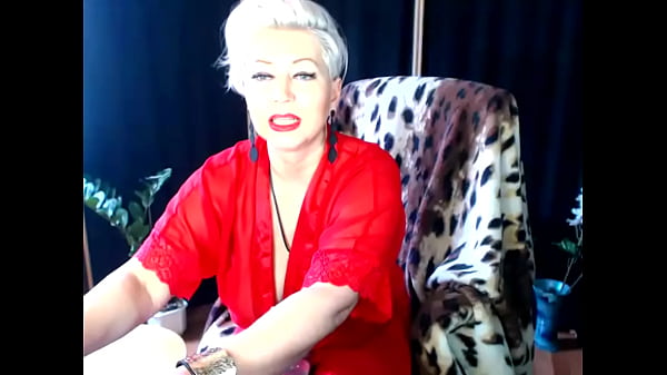 Mature wife for sale-12! (Aimee Hot MILF, aka AimeeParadise)... Cool whore, fishnet, moaning orgasm, red shoes...