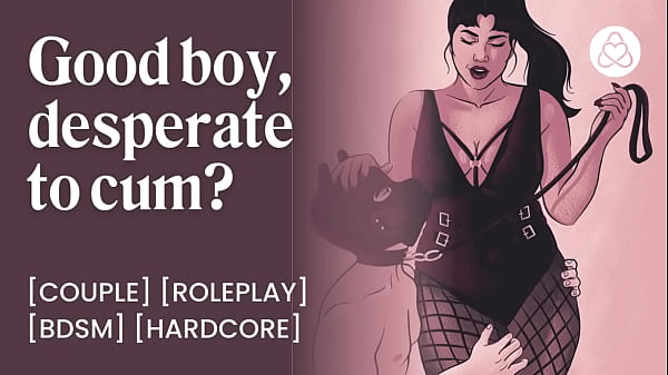 Femdom Pet Play: cucciolo obbediente viene scopato dalla padrona Chastity, plug anale e creampie porno audio ASMR - storia audio erotica