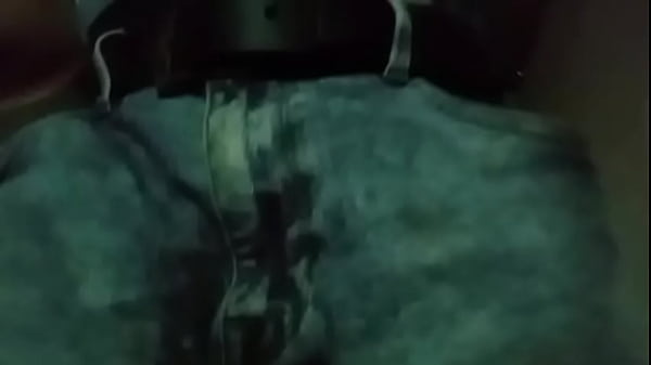 A delicious piss with my diaper and pants on and in the process a delicious straw and double orgasm