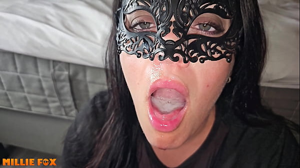 He had been Saving for 3 days! There was so much Cum I had to Swallow twice - Millie Fox