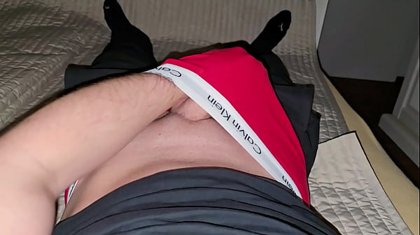 German champion in red Calvin Klein boxers with muscular legs &amp_ &ndash_ PhantomGentX