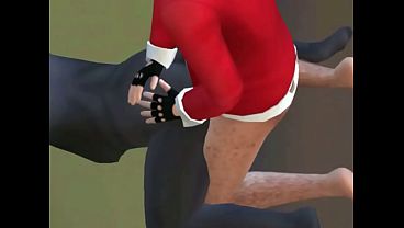 XMS Noël ZOMBIE FILLE SEXE AVEC