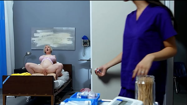 Oops My Trans boss Catches me Fucking the MILF patient