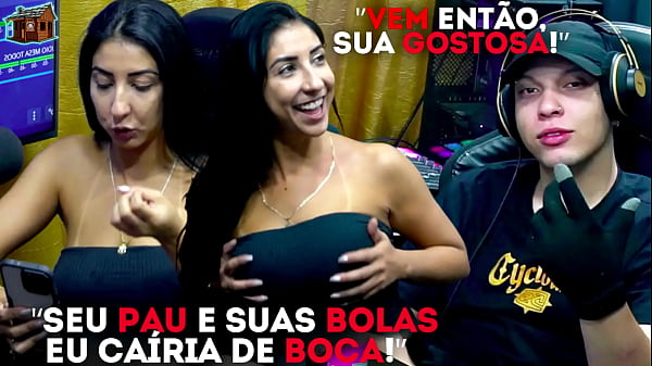 Renatinha Mello's Hot Girl hit on the presenter, will there be a porn recording with the two of them? - Podcast P&aacute_pum no Barraco!