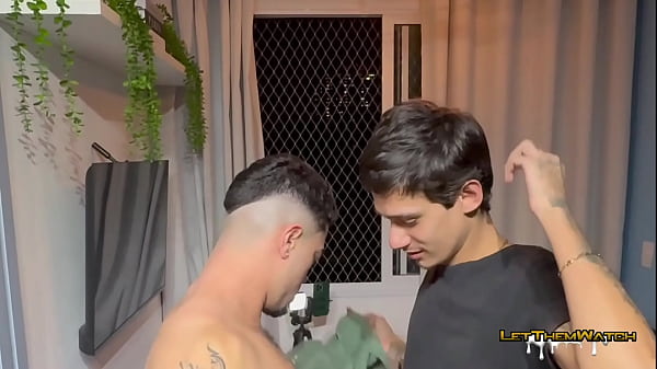 I CALLED MY GYM COLLEAGUE TO DO A WORKOUT AT HOME, BUT WE DID A HOT BITCH.