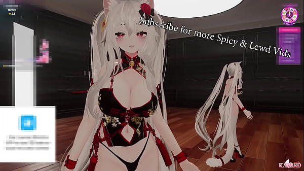 KanakoVT wears a Lewd Cosplay ~~ Gets Vibed by her Chat ~~ Catgirl Moans and Nyan'_s NonStop!!!