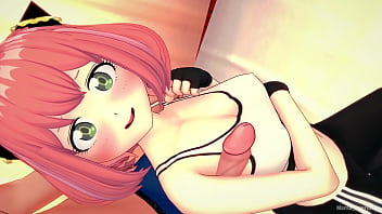 Anya termina sus ejercicios y ahora está caliente (hentai) (versión para adultos)