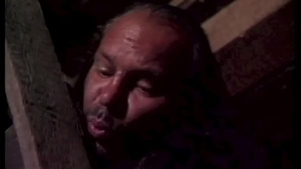 THE COUNTRY LADY DOGGSIDE IN THE BARN ENJOYS A NICE COCK