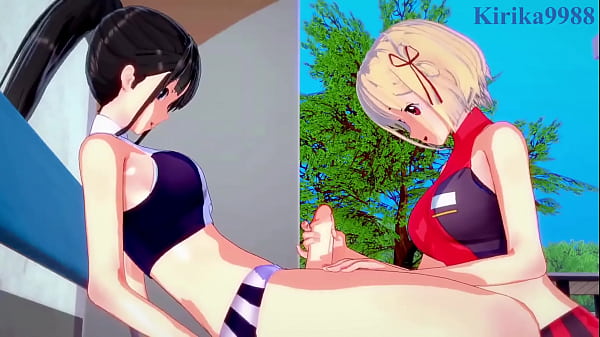 Chisato Nishikigi e Takina Inoue intenso sesso futanari. - Lycoris Recoil Hentai