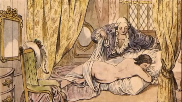 illustrazione erotica d'epoca