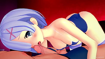 Hace calor y Rem quiere follar en traje de baño (sin censura)