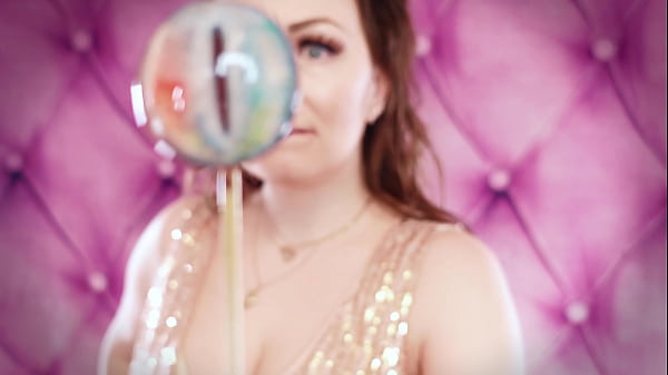 ASMR: Eating Lollipop Candy In Latex Medical Gloves SFW video