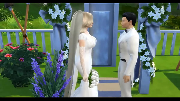 无尽模仿 Epi 12 超人和女超人的婚礼 伤心的新娘和戴绿帽子的丈夫的照片 无尽的强 Netorare