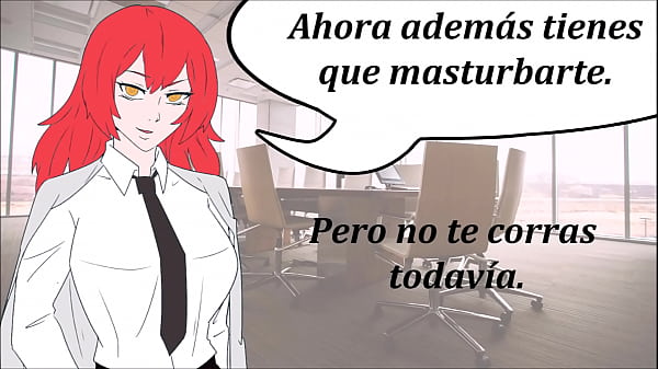 JOI for submissives. My office slave. (Ballbusting, spank, spanking).