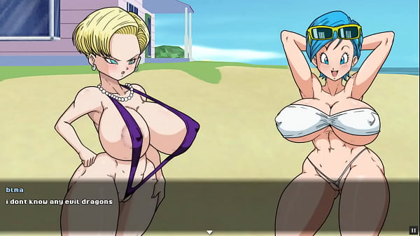 Super Slut Z Tournament 2 [Dragon Ball Hentai game Parody] Ep.2 android 18 sex against her doppleganger