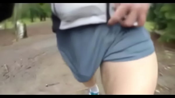 Walking without underwear and cumming hard