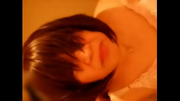 Cross-dressing Fujiko has been invaded in a toilet after an enema